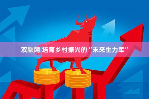 双融网 培育乡村振兴的“未来生力军”