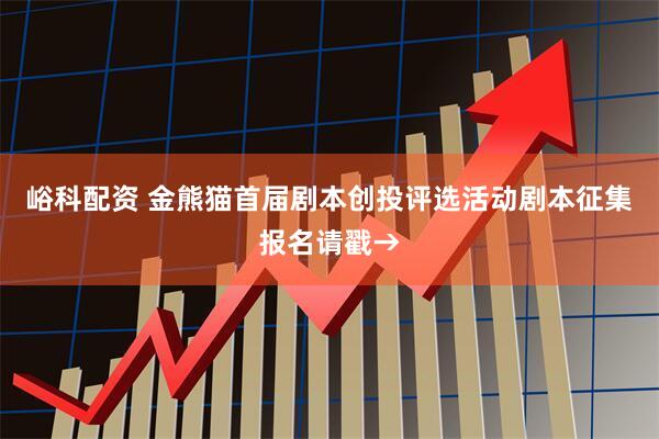 峪科配资 金熊猫首届剧本创投评选活动剧本征集报名请戳→