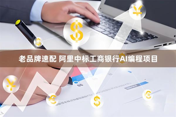 老品牌速配 阿里中标工商银行AI编程项目
