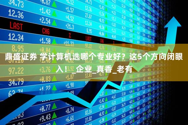 鼎盛证券 学计算机选哪个专业好？这5个方向闭眼入！_企业_真香_老有